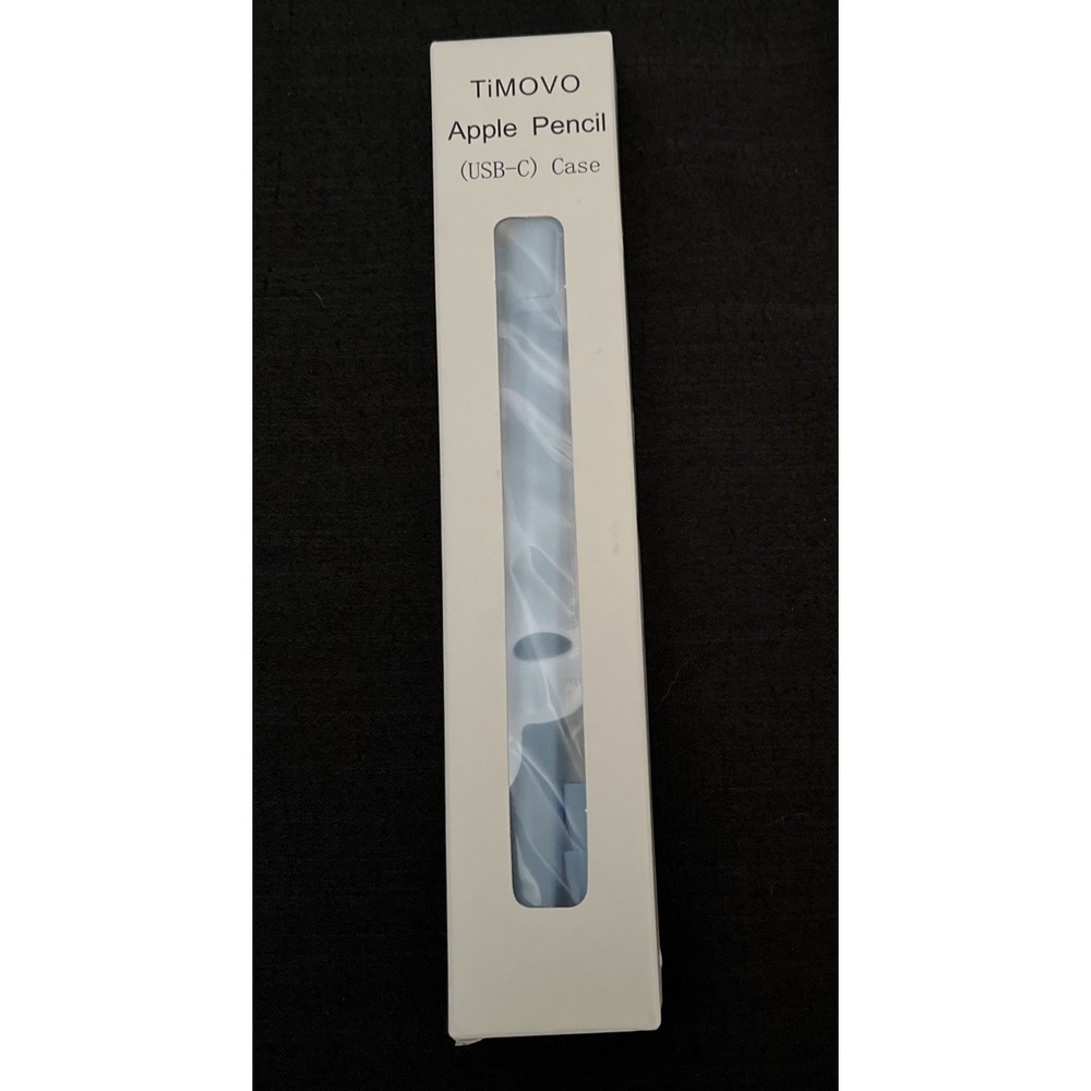 Holder Case Compatible with Apple Pencil (USB-C), TPE Protective Sky Blue